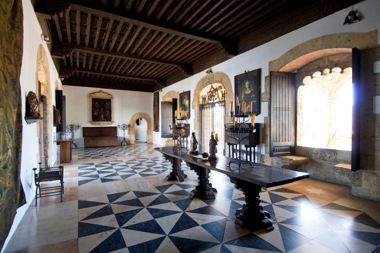 Inside the Alcázar de Colón