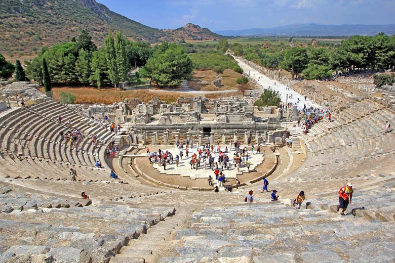 The amphitheatre at Ephesus