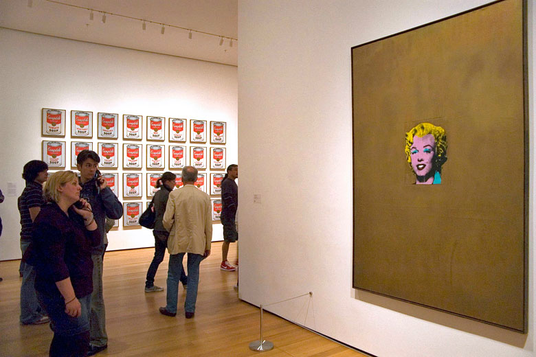 Andy Warhol exhibition at the Museum of Modern Art