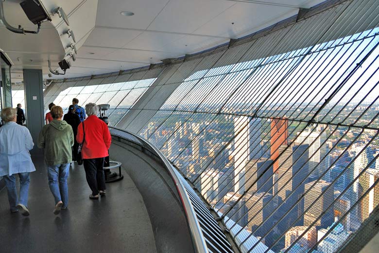Ascending the CN Tower, Toronto, Ontario, Canada