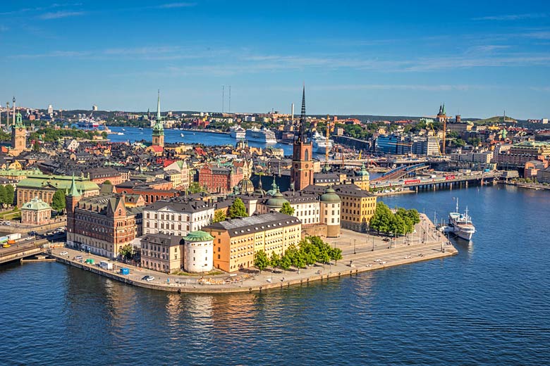 The beautiful Baltic port of Stockholm, Sweden