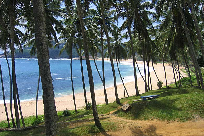 Beach near Colombo in Sri Lanka