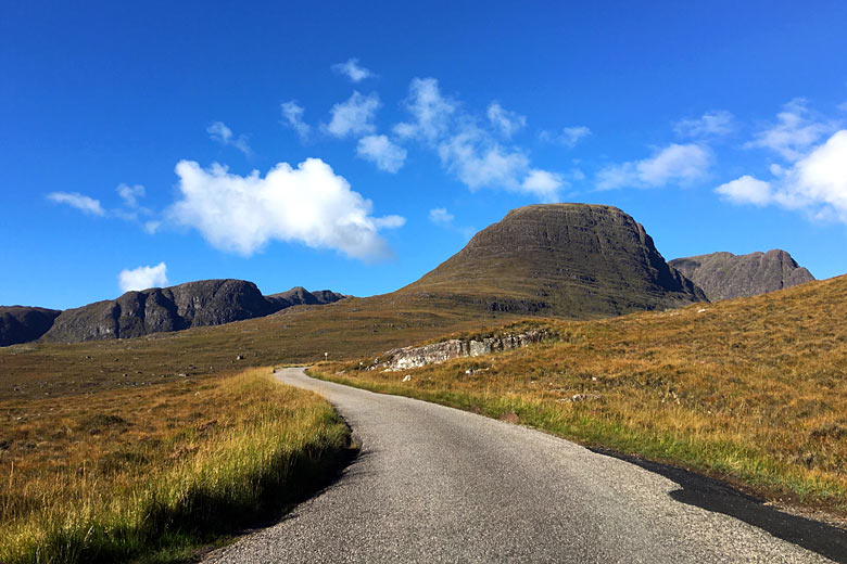The lower reaches of the road to Bealach na Bá