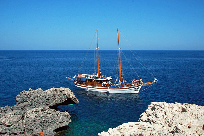 Boat trip on the San Antonio II, Paphos, Cyprus