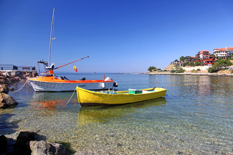 Boats in the Bay, Nesebar, Bulgaria