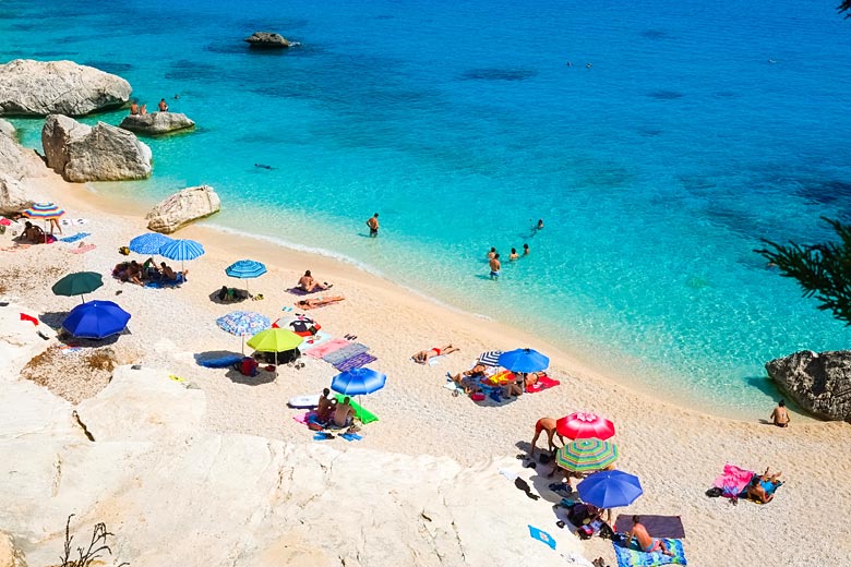 Beach on the east coast of Sardinia
