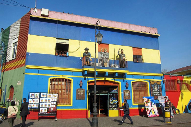 The Caminito Street Museum in La Boca neighbourhood