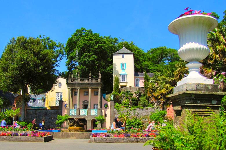 The central piazza of Portmeirion