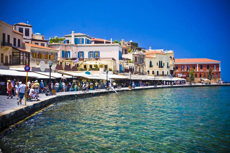 The seafront at Chania, Crete