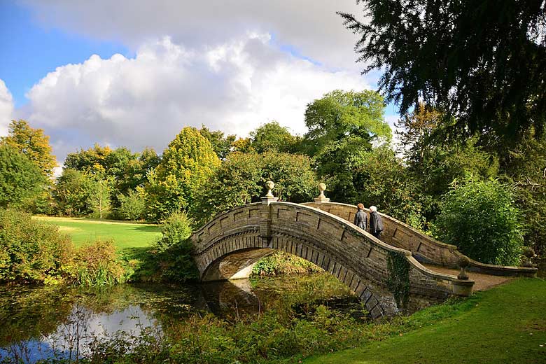 Chinese Bridge at the north end of Broadwater, Wrest Park