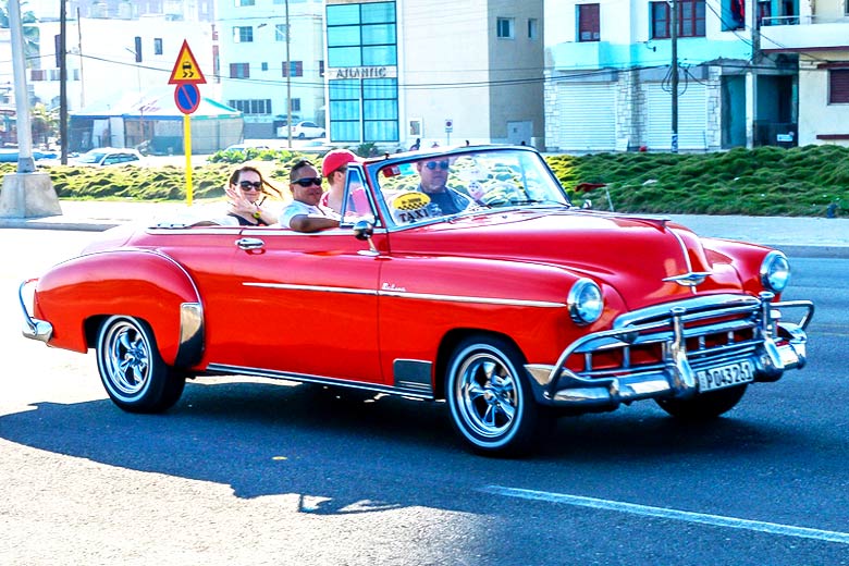 Classic car tour of Havana, Cuba