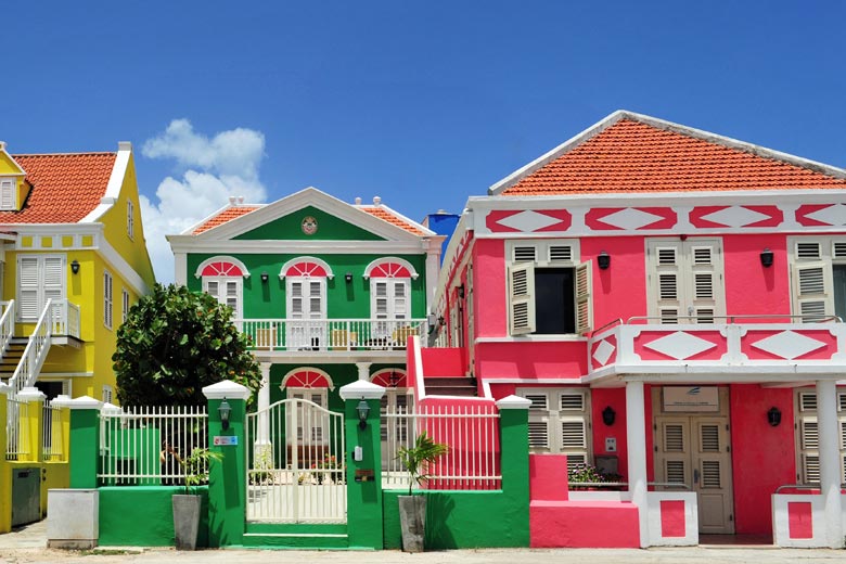 Colourful Willemstad, Curaçao in the Dutch Caribbean