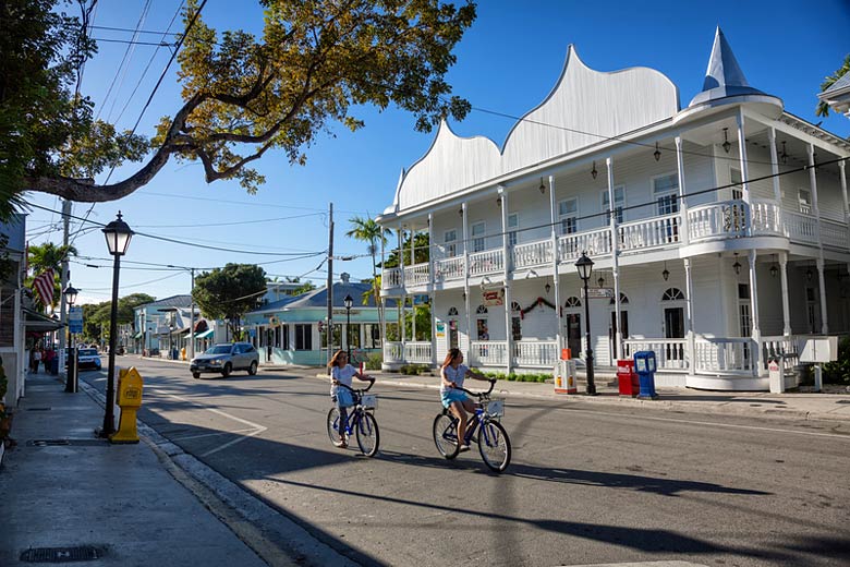 Duval Street in the centre of Key West