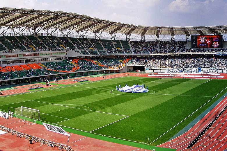 The Ecopa Stadium in Shizuoka Prefecture