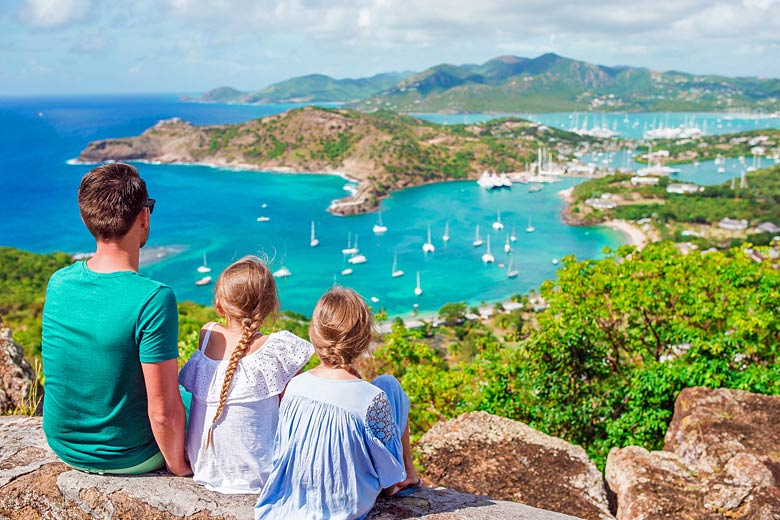 English Harbour, Antigua, from the Shirley Heights Lookout