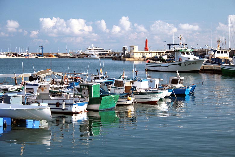 Cambrils harbour and lighthouse