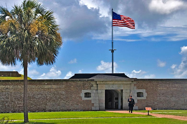 Entrance to Fort Moultrie on Sullivan's Island