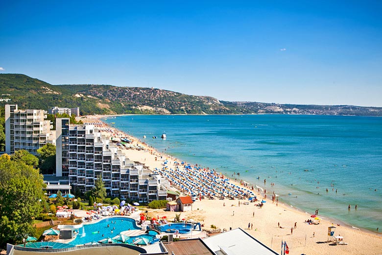 Golden Sands resort is very close to Varna, Bulgaria