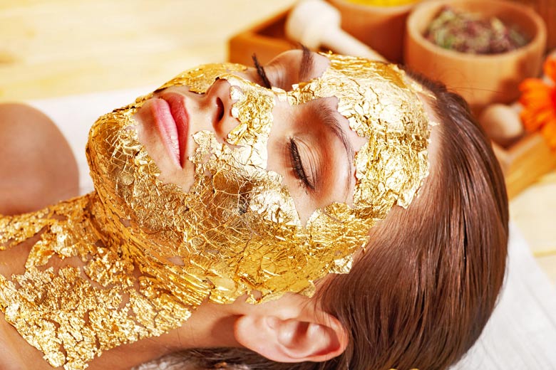 Golden mask