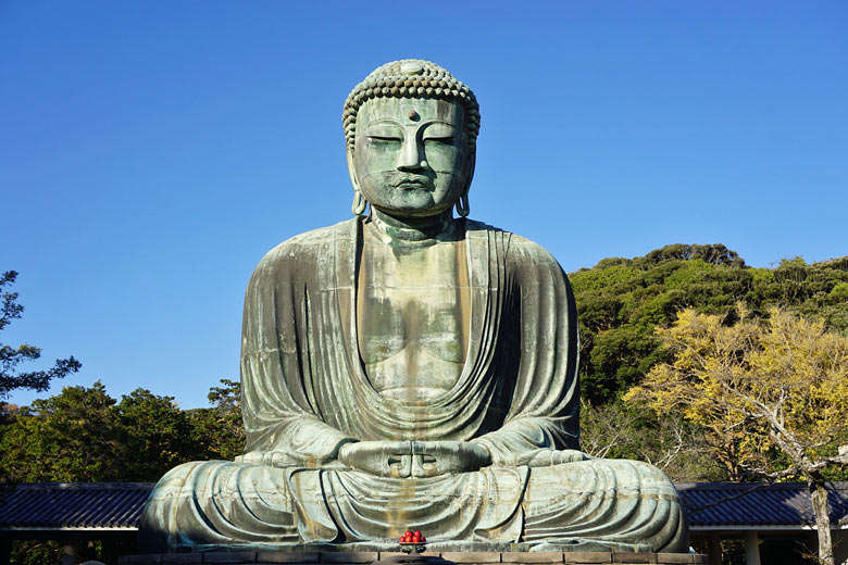 The Great Amida Buddha at Kamakura - not far from Yokohama