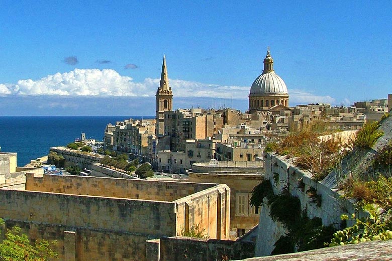 Guide to Malta, Valletta from the old city walls