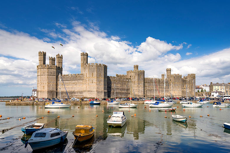 Step back in time at Caernarfon Castle, Wales