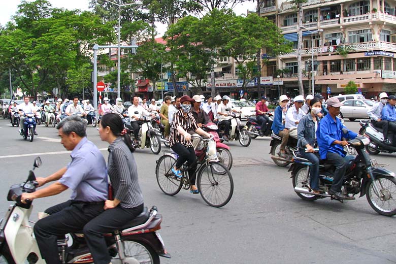Busy Ho Chi Minh City
