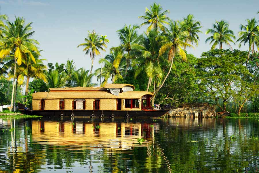 Kerala houseboat on Backwaters