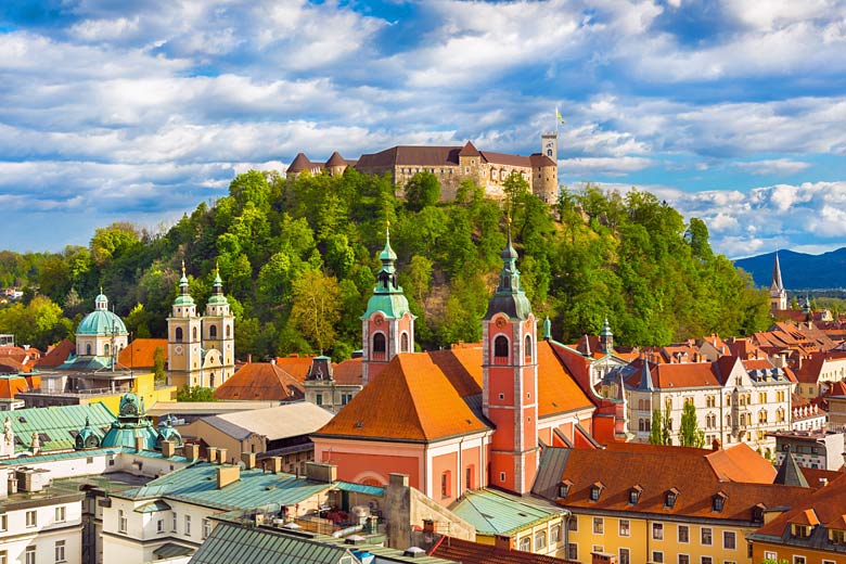 The pretty capital city of Slovenia, Ljubljana
