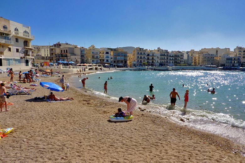 Marsalforn Beach, Gozo, Malta