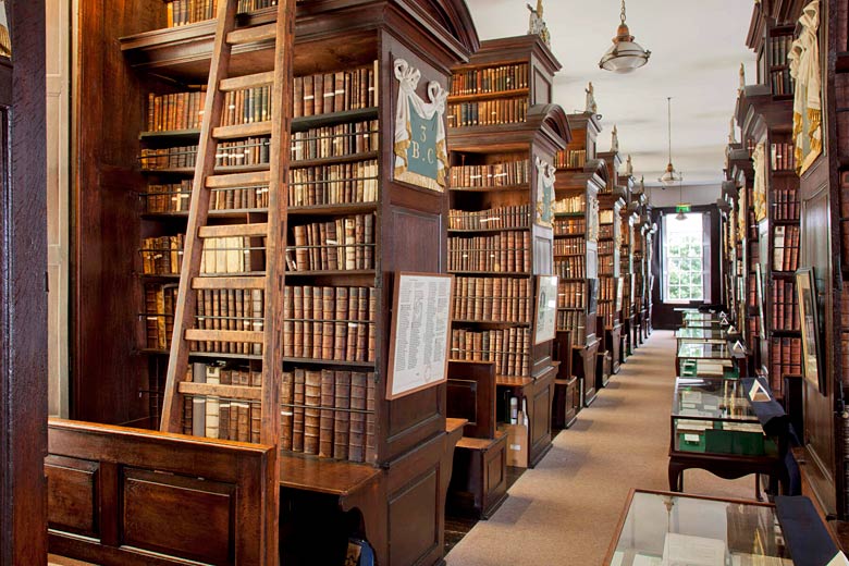 Inside 18th-century Marsh's Library