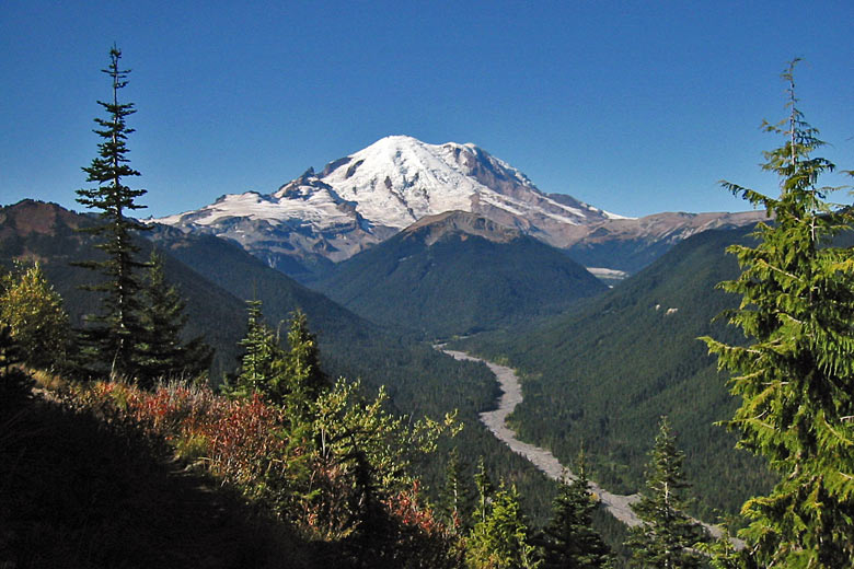 Mount Rainier and the White River valley