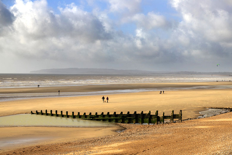 There is no shortage of space on Camber Sands