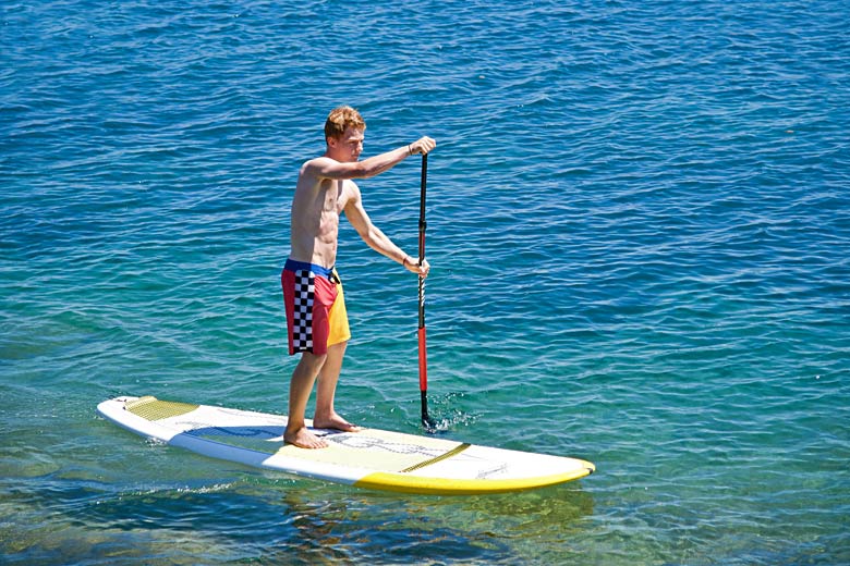 Discover stand up paddleboarding in Palma Nova, Majorca