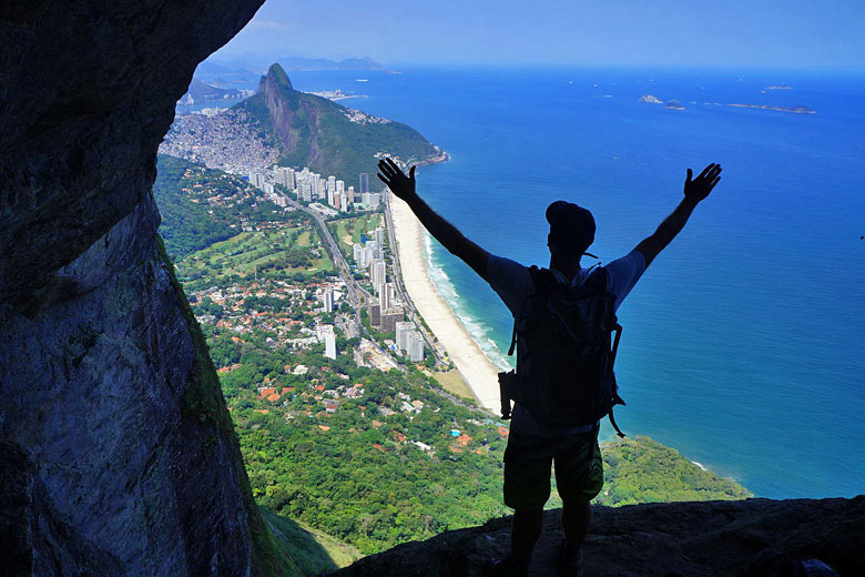 View from the summit of Pedra da Gávea