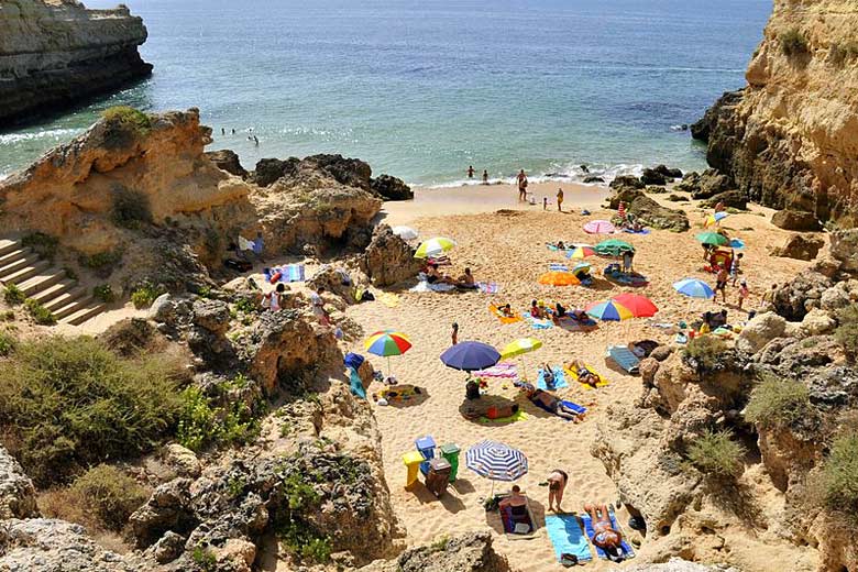 Praia de Albandeira Beach, Algarve, Portugal