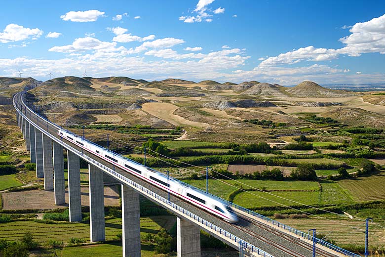 Speeding through Spain on the high-speed rail network