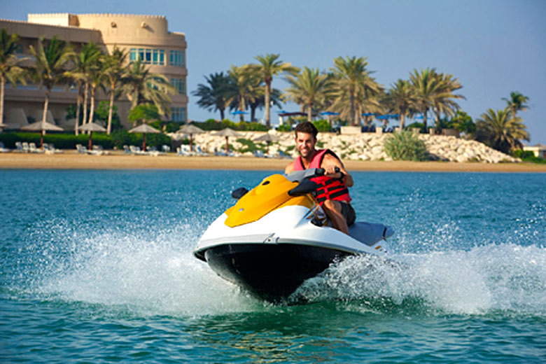 The calm seas of Ras Al Khaimah are ideal for watersports