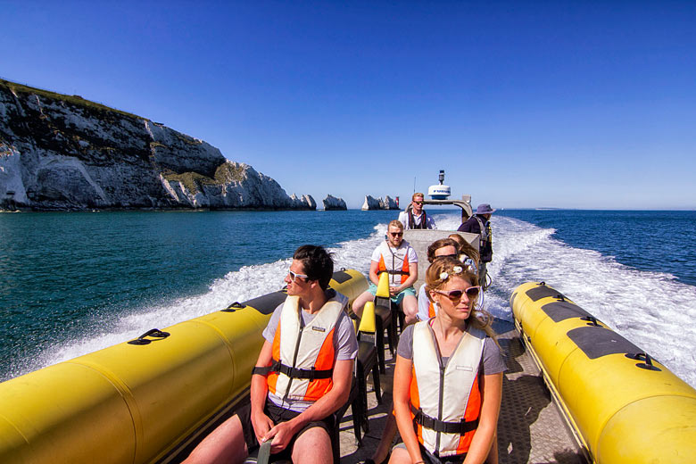 RIB excursion to The Needles on the Isle of Wight