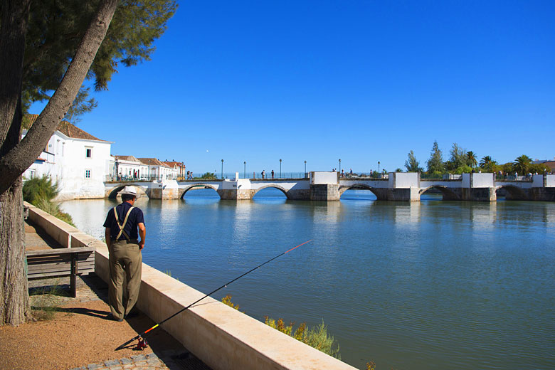 The bridge at Tavira which dates from Roman times