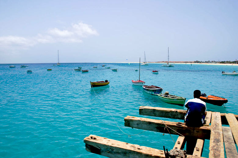 Santa Maria bay Sal Island, Cape Verde