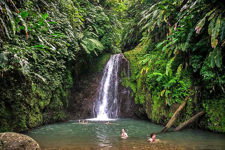 Enjoy a refreshing dip at Seven Sisters waterfall