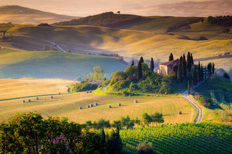 The countryside of Tuscany