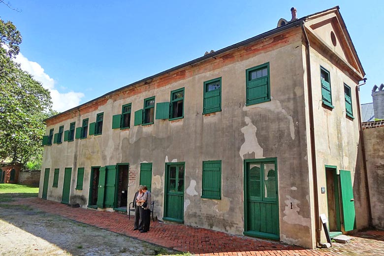 Slave quarters at Aiken-Rhett House, Elizabeth Street, Charleston