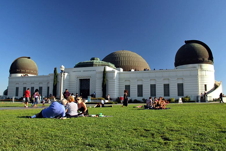 Stunning architecture of the Griffith Observatory, LA