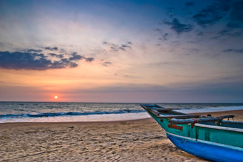 Sunset on Kosgoda Beach, Sri Lanka