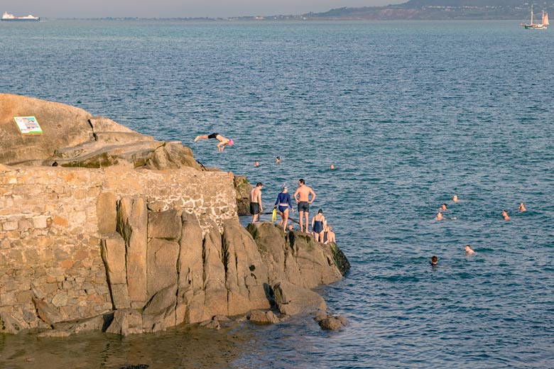 Swimmers at the Forty Foot, Sandycove