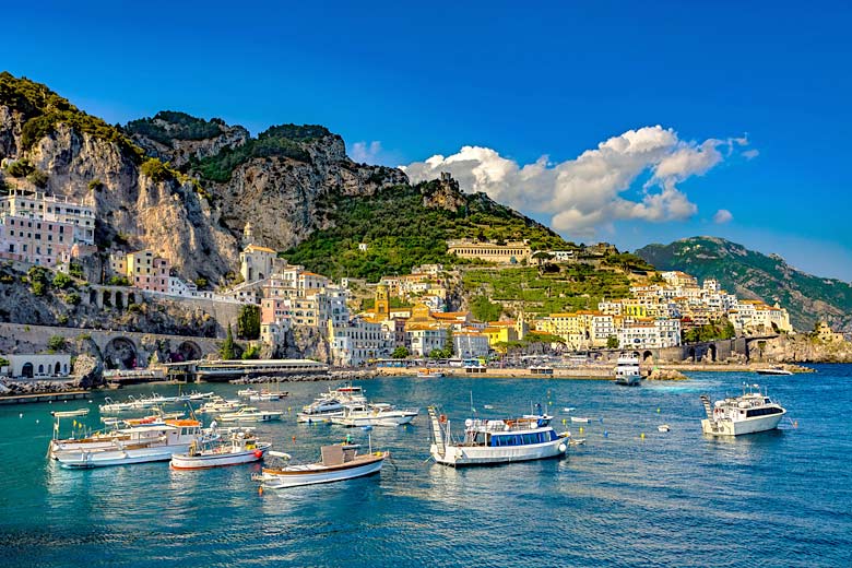Beautifully dramatic scenes on Italy's Amalfi Coast