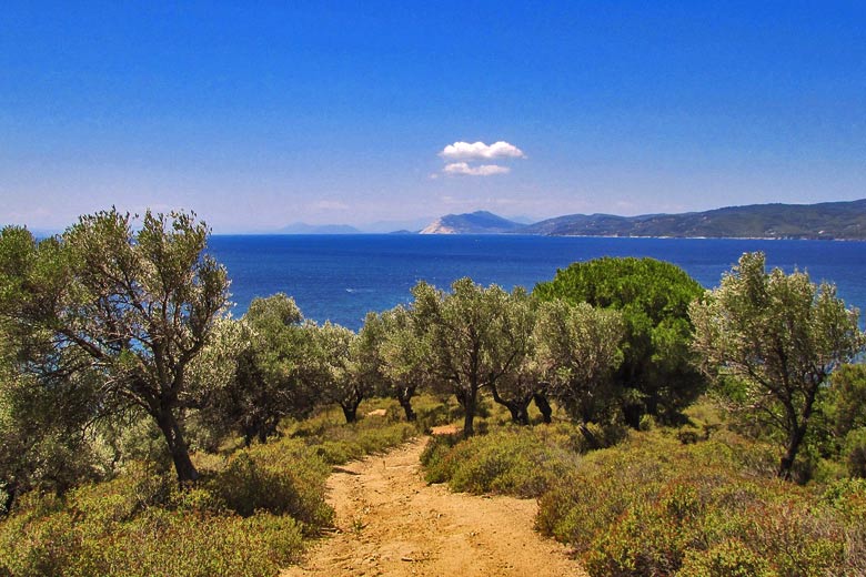 The other side to Skiathos, Greece