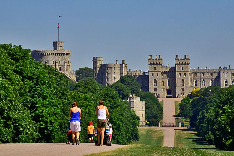 Visiting Windsor Castle just outside London